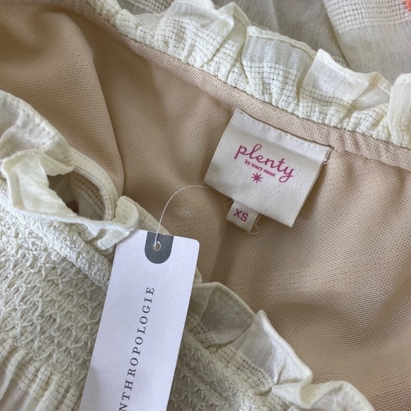 NWT!! Anthropologie PLENTY by TRACY REESE Floral Embroidered Dress X-Small - Picture 12 of 15